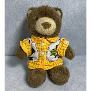 Build A Bear Plush 13” Brown Teddy Bear w/ Toy Story Woody Shirt
